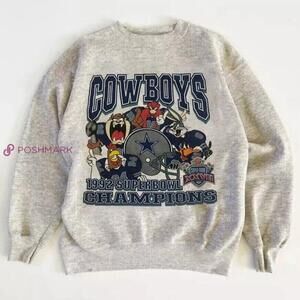 Dallas Cowboys 1992 Super Bowl Looney Tunes Sweatshirt Retro Teresafarnell